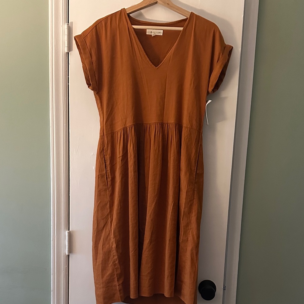 Lou & Grey Terracotta Midi Dress